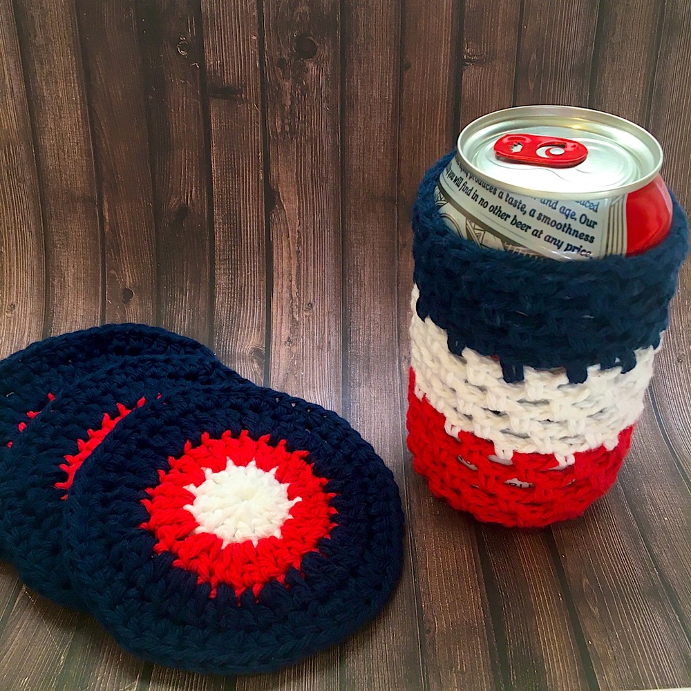 Sports Themed Beer Koozies & Coasters Giftset #2